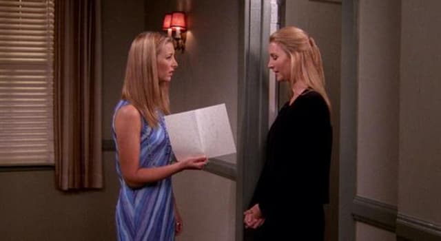 Films & TV Trivia Vraag: Wat is de naam van Phoebes tweelingzus in de Amerikaanse tv-serie 'Friends'?