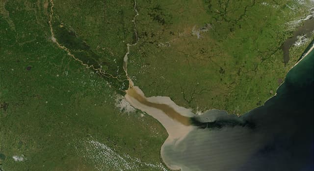 Geography Trivia Question: What is the debate among geographers about Rio de la Plata (River Plate)?