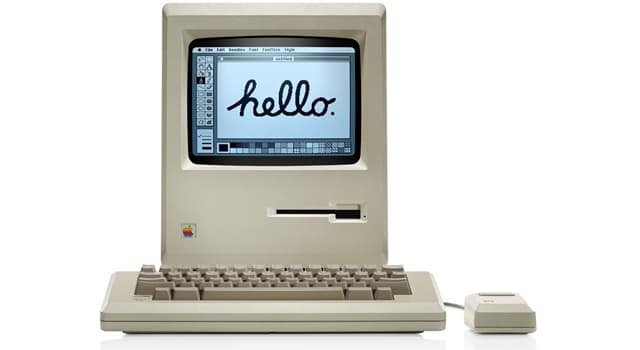 Society Trivia Question: When did the Macintosh personal computer go on sale?