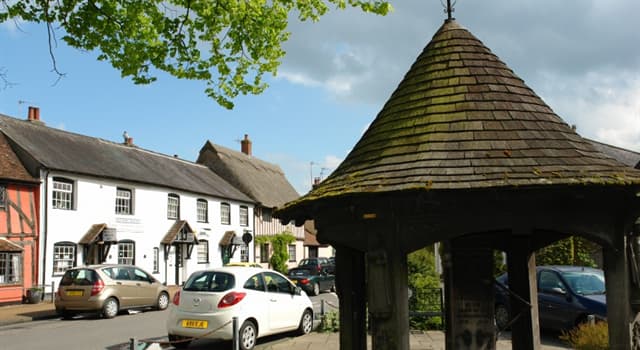 History Trivia Question: Who or what was said to have arrived in the Suffolk village of Woolpit in the 12th century?
