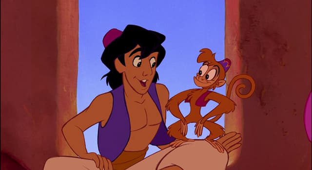 Aladdin med sin apa Abu