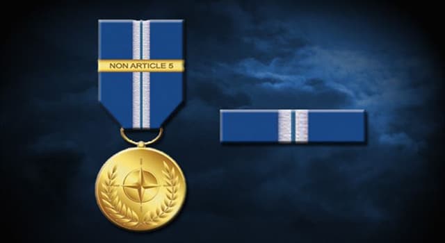 Society Trivia Question: For which military operation was the NATO Medal first awarded?