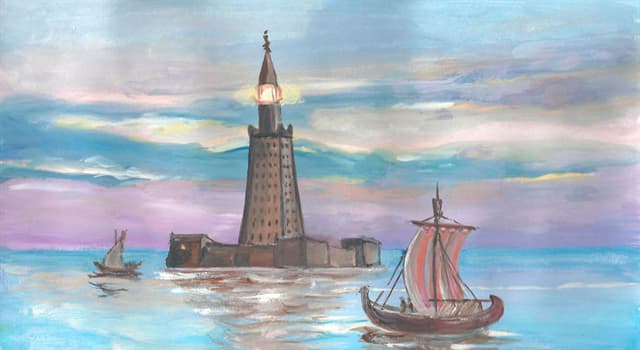 History Trivia Question: How many years did the construction of the Lighthouse of Alexandria last?
