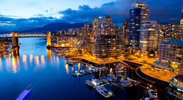 Geography Trivia Question: In which country is the city of Vancouver located?