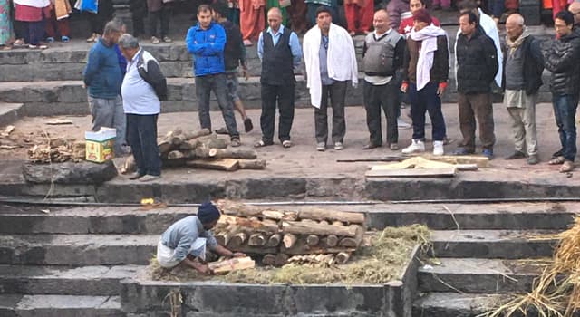 Culture Trivia Question: On which river in Nepal are sacred cremations of a deceased person held?