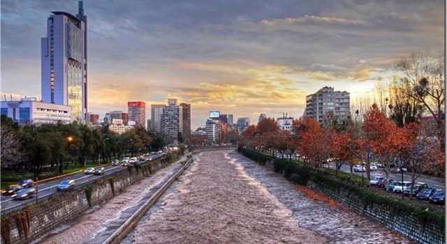 Geografía Pregunta Trivia: ¿Qué río cruza la ciudad de Santiago de Chile?