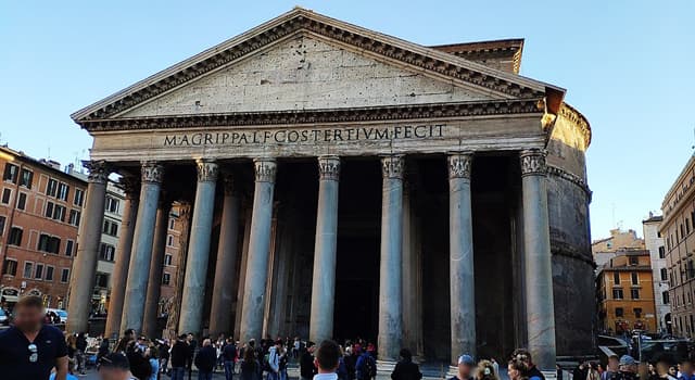 Geschiedenis Trivia Vraag: Ter ere van welke god(en) werd het Pantheon in Rome gebouwd?