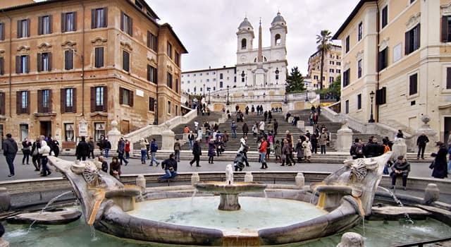 Culture Trivia Question: The 18th century stairway known as the "Spanish Steps" is located in which city?