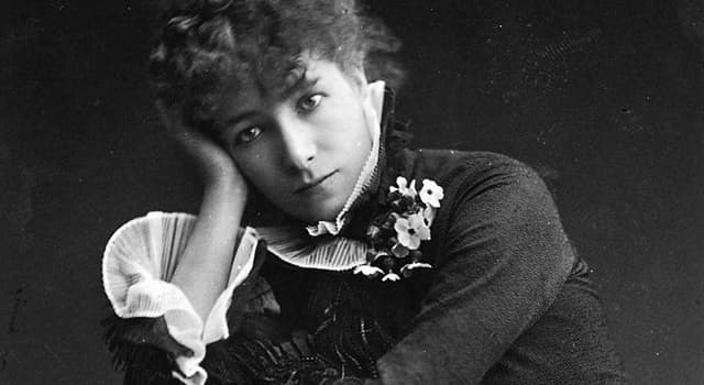 Society Trivia Question: What was Sarah Bernhardt's occupation?