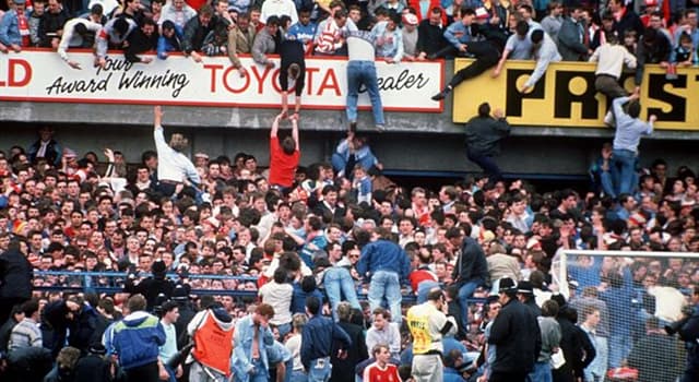 History Trivia Question: When did the 'Hillsborough disaster' occur?