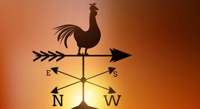 History Trivia Question: When was the first weather vane invented?