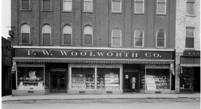 History Trivia Question: When was the first Woolworth store opened?
