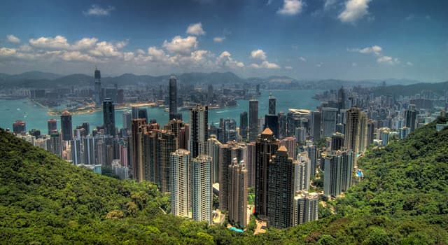 Geography Trivia Question: Where is Victoria Peak located?