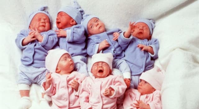 Society Trivia Question: Which family had the world's first set of surviving septuplets?