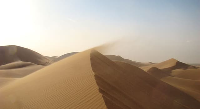 Geography Trivia Question: Which is the world's largest hot desert?