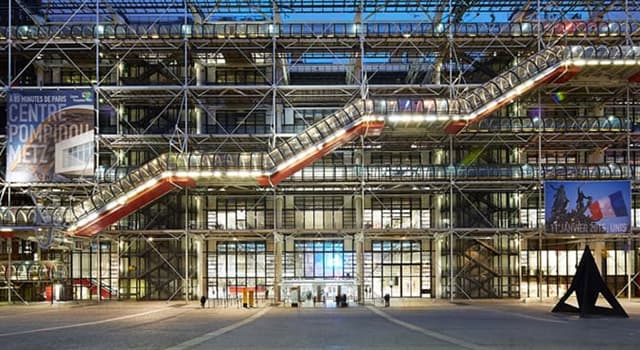 Society Trivia Question: Which of these is located in the Centre Pompidou in Paris?
