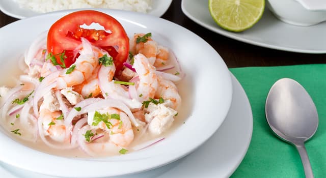 Culture Trivia Question: Ceviche is a seafood dish originating in which country?