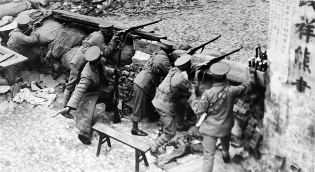 History Trivia Question: In which year did the Shanghai incident occur?