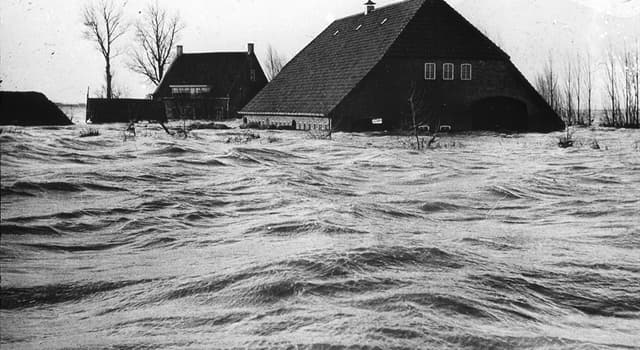 Geschiedenis Trivia Vraag: Wanneer voltrok zich de Watersnoodramp in Zeeland?