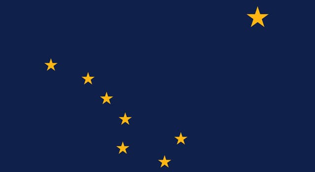 Geography Trivia Question: Which of these USA states' flags consists of eight gold stars on a deep blue background?