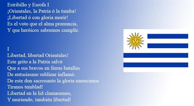 Historia Pregunta Trivia: ¿En qué año se creó oficialmente el Himno Nacional de Uruguay?