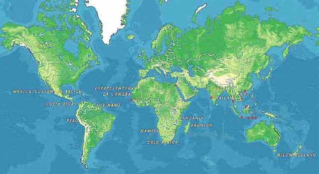 Aardrijkskunde Trivia Vraag: Hoeveel werelddelen zijn er op aarde?