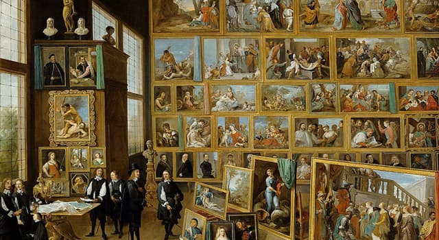 Cultuur Trivia Vraag: Welke van de volgende dingen omvat historieschilderkunst?