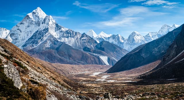 Geografía Pregunta Trivia: ¿Qué cordillera separa las llanuras del subcontinente indio de la meseta tibetana?