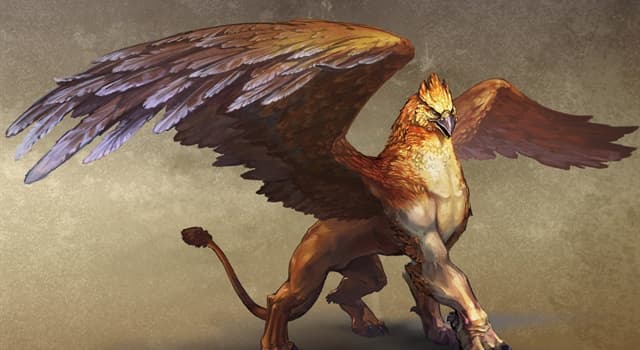 Cultura Pergunta Trivial: Na mitologia grega, qual é o nome da criatura alada com cabeça e asas de águia e corpo de leão?
