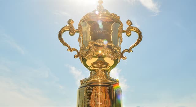 Sport Trivia Vraag: De wereldkampioenen van welke sport krijgen de "Webb Ellis Cup"?