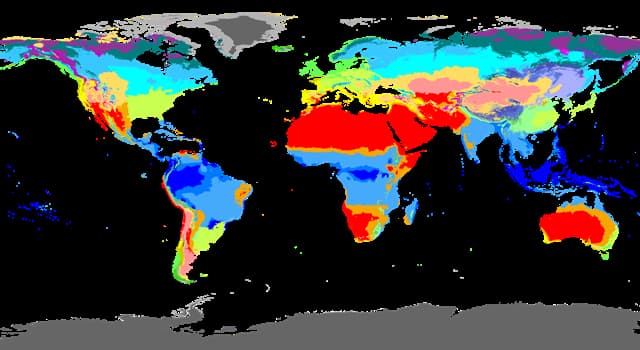 Natuur Trivia Vraag: Welk klimaat wordt gekenmerkt door droge zomers en milde, natte winters?