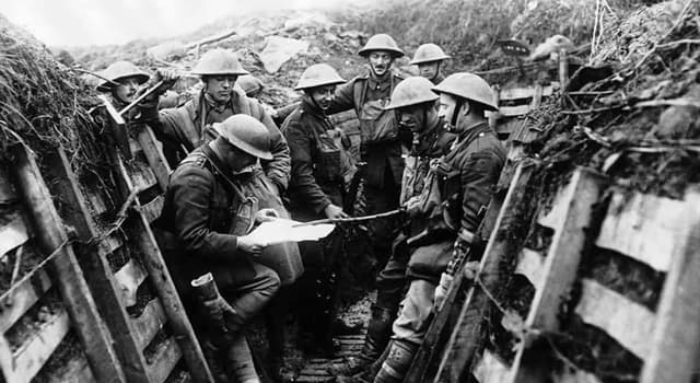 History Trivia Question: Approximately how many British and American soldiers developed trench foot in WWI?