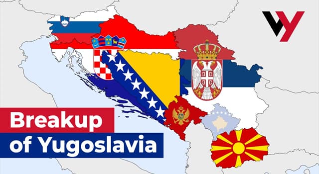 Geography Trivia Question: In 1991 Yugoslavia was divided into which five independent republics?