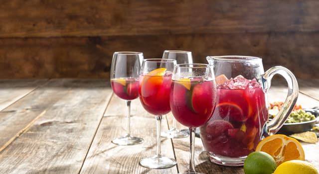 Kultura Pytanie-Ciekawostka: Z którego kraju pochodzi napój alkoholowy Sangria?