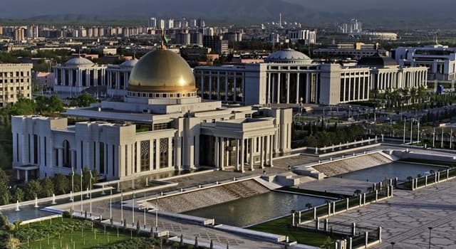 Geografi Triviafråga: Vilken stad är huvudstad i Turkmenistan?