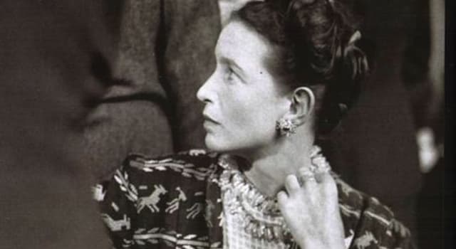 Maatschappij Trivia Vraag: Who was Simone de Beauvoir?