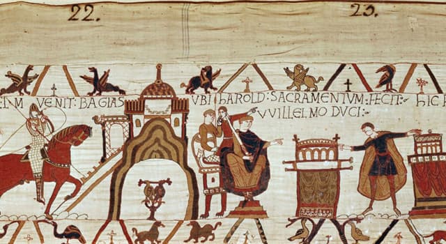 Cultuur Trivia Vraag: Tapijt van Bayeux wordt in een museum van welk land gehouden?