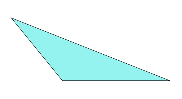Wetenschap Trivia Vraag: In welk geval is een driehoek stomp?