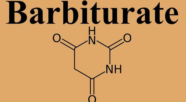 Science Trivia Question: What type of drug is a barbiturate?