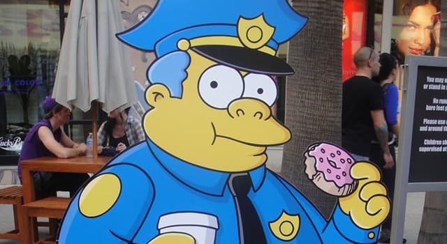 Films & TV Trivia Vraag: In welke geanimeerde tv-show zou je politiechef Wiggum kunnen vinden?