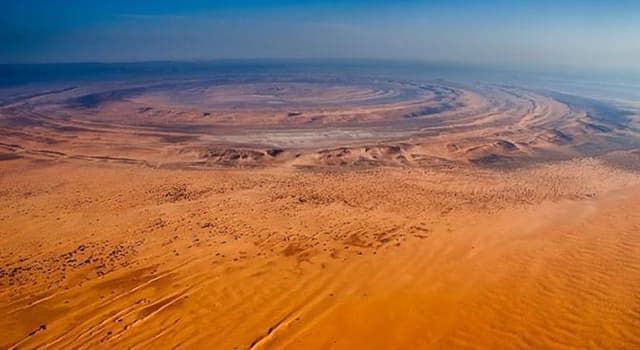 Geografía Pregunta Trivia: ¿Qué es la estructura de Richat?