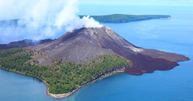 Geografia Pytanie-Ciekawostka: Jak nazywa się ten indonezyjski wulkan?