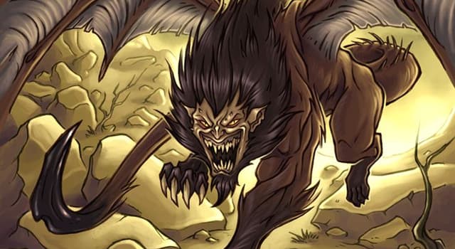 Cultura Pregunta Trivia: ¿Qué es una mantícora?