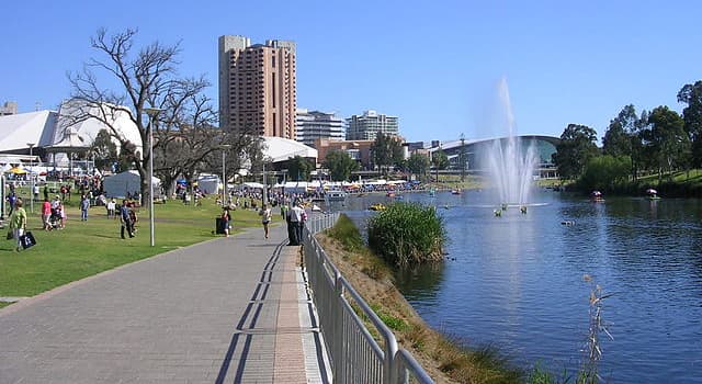 Geography Trivia Question: Which river flows through Adelaide, the capital city of South Australia?