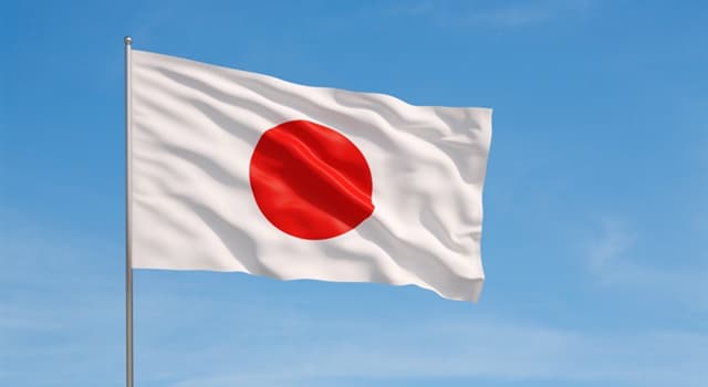 Aardrijkskunde Trivia Vraag: Welke van deze stelt de karmozijnrode schijf op de Japanse vlag voor?