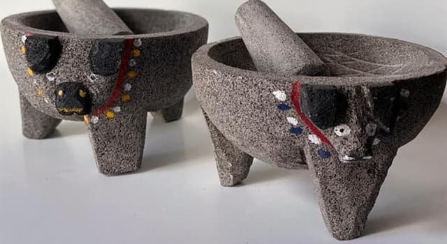 Naturaleza Pregunta Trivia: ¿De qué está hecho el molcajete?