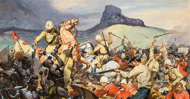 History Trivia Question: In 1879, a large British Army unit was nearly wiped out in entirety by Zulu warriors at which infamous battle?