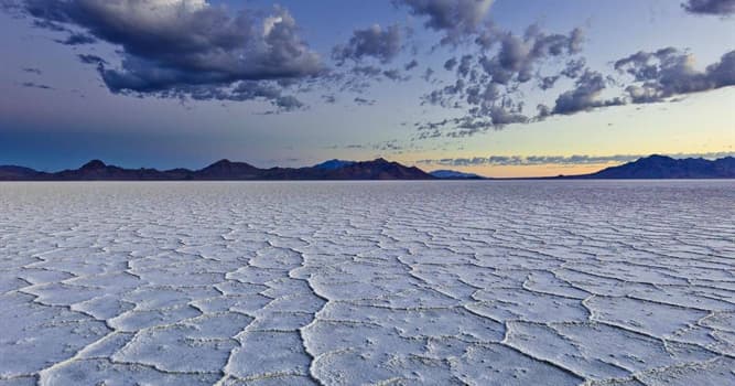 Aardrijkskunde Trivia Vraag: In welk land ligt de Bonneville-zoutvlakte?