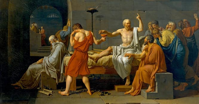 Cultuur Trivia Vraag: Welke Franse kunstenaar schilderde "De dood van Socrates"?