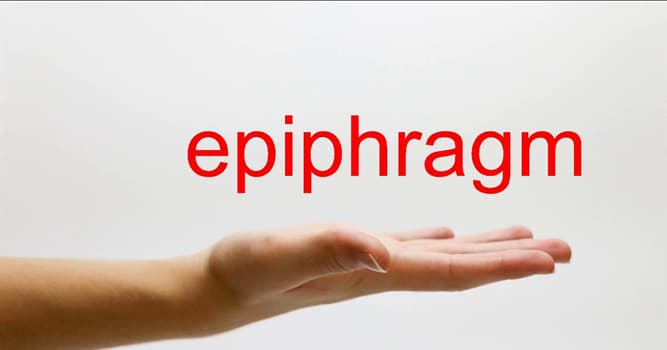 Nature Trivia Question: What is an epiphragm?